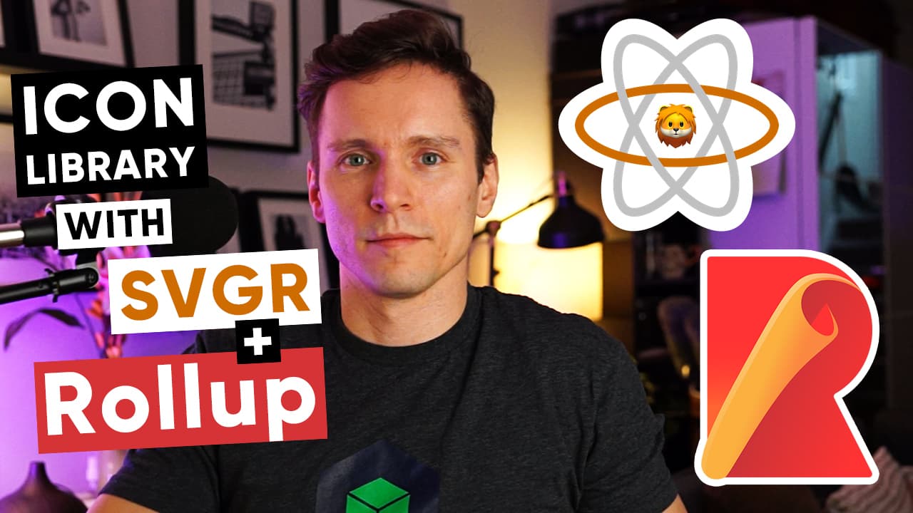 Icon Library with SVGR and Rollup